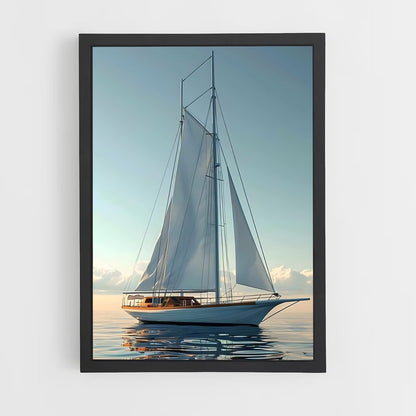 sailboat-1 cadre Noir