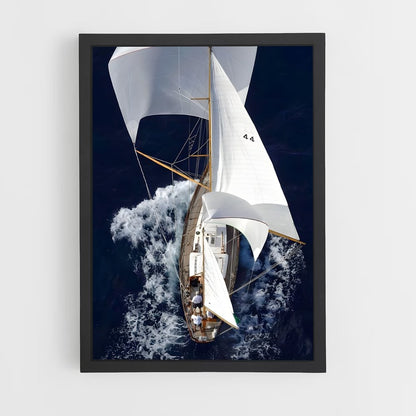 sailboat-6 cadre Noir