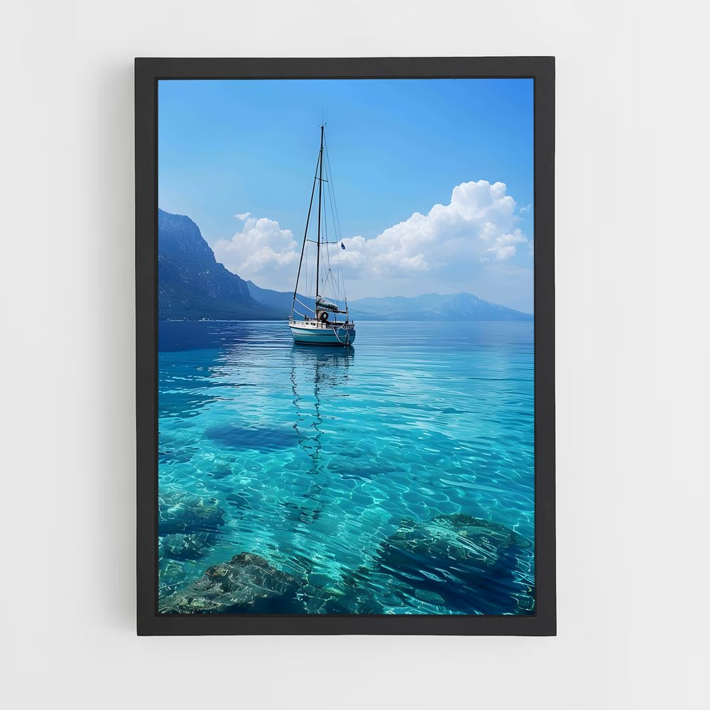 sailboat-7 cadre Noir