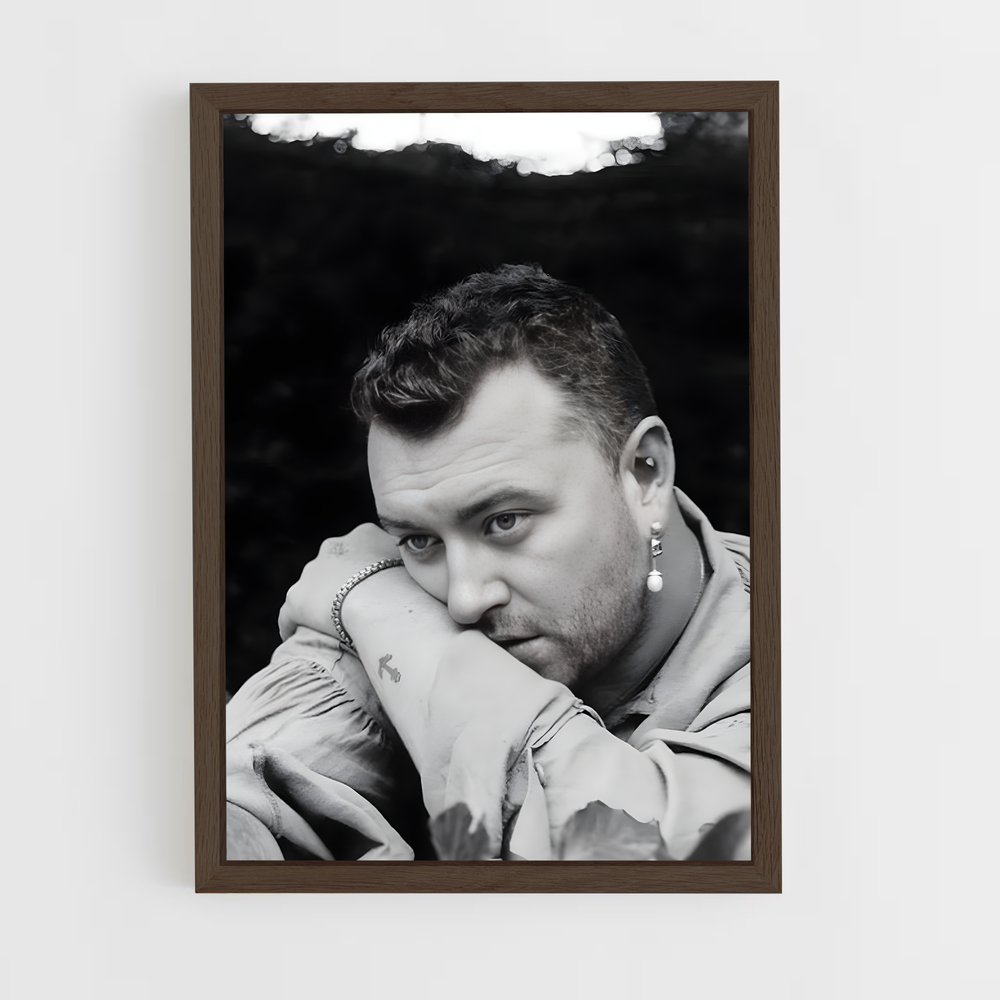 sam-smith-10 cadre Bois foncé