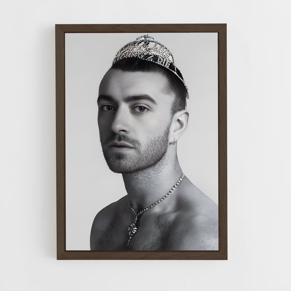 sam-smith-5 cadre Bois foncé