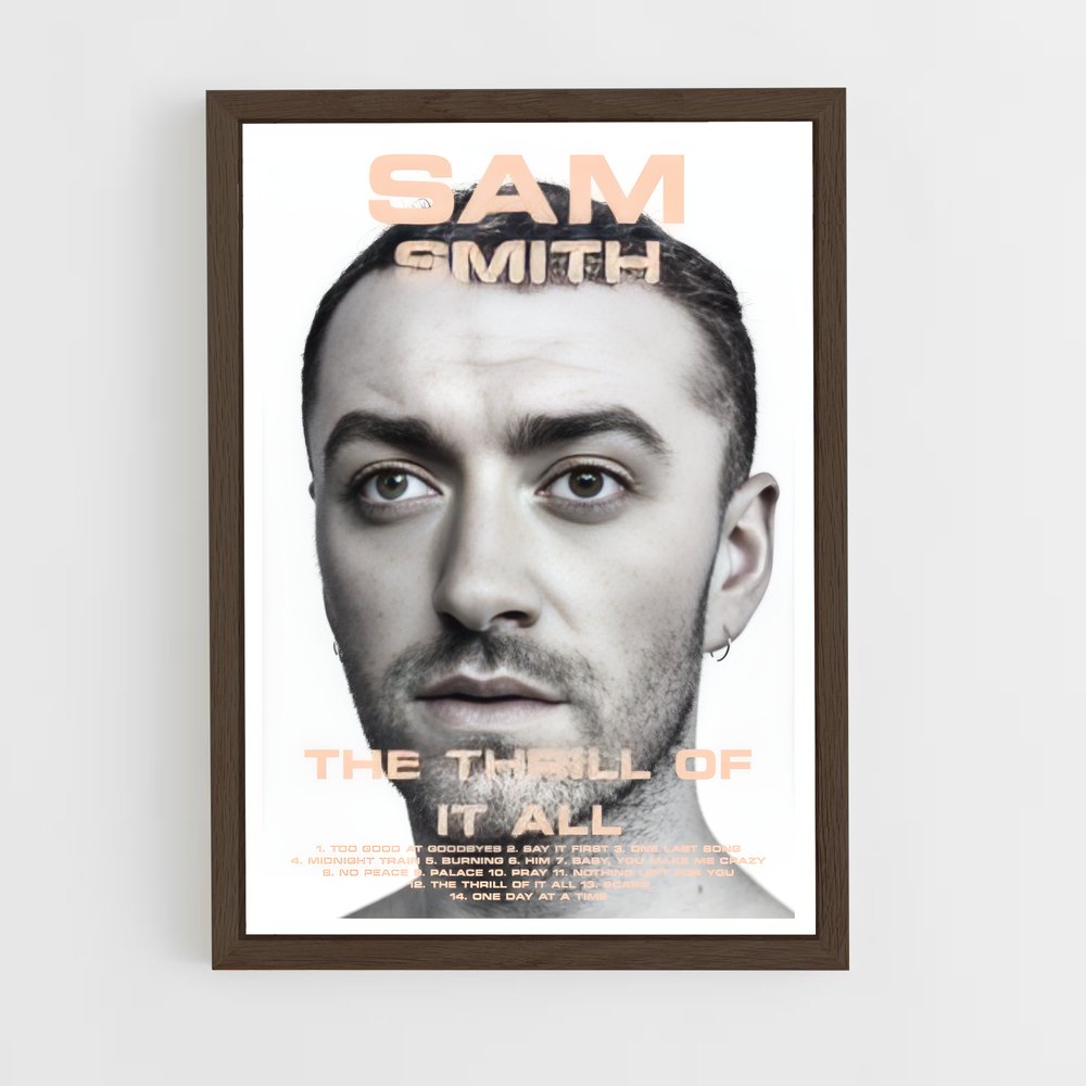 sam-smith-7 cadre Bois foncé