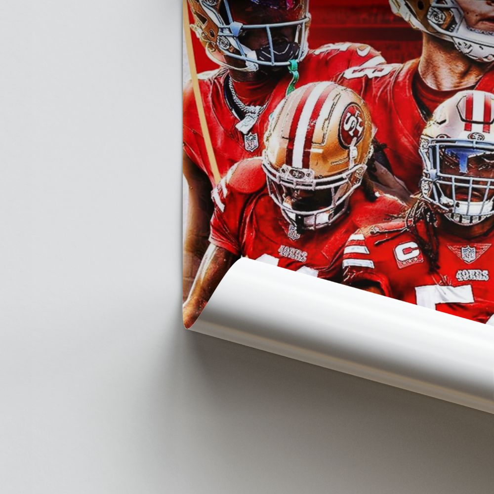 Poster San Francisco 49ers Red