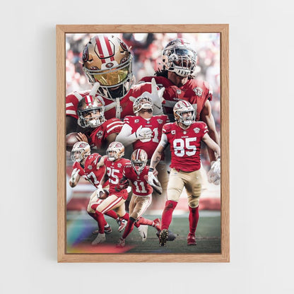 San Francisco 49ers Team Poster