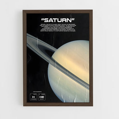 saturn-13 cadre Bois foncé