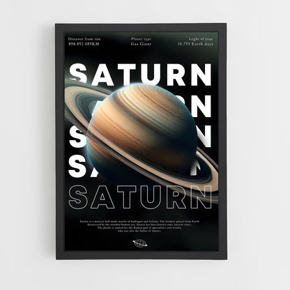 saturn-7 cadre Noir