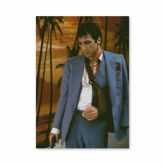 Poster Scarface Blessure