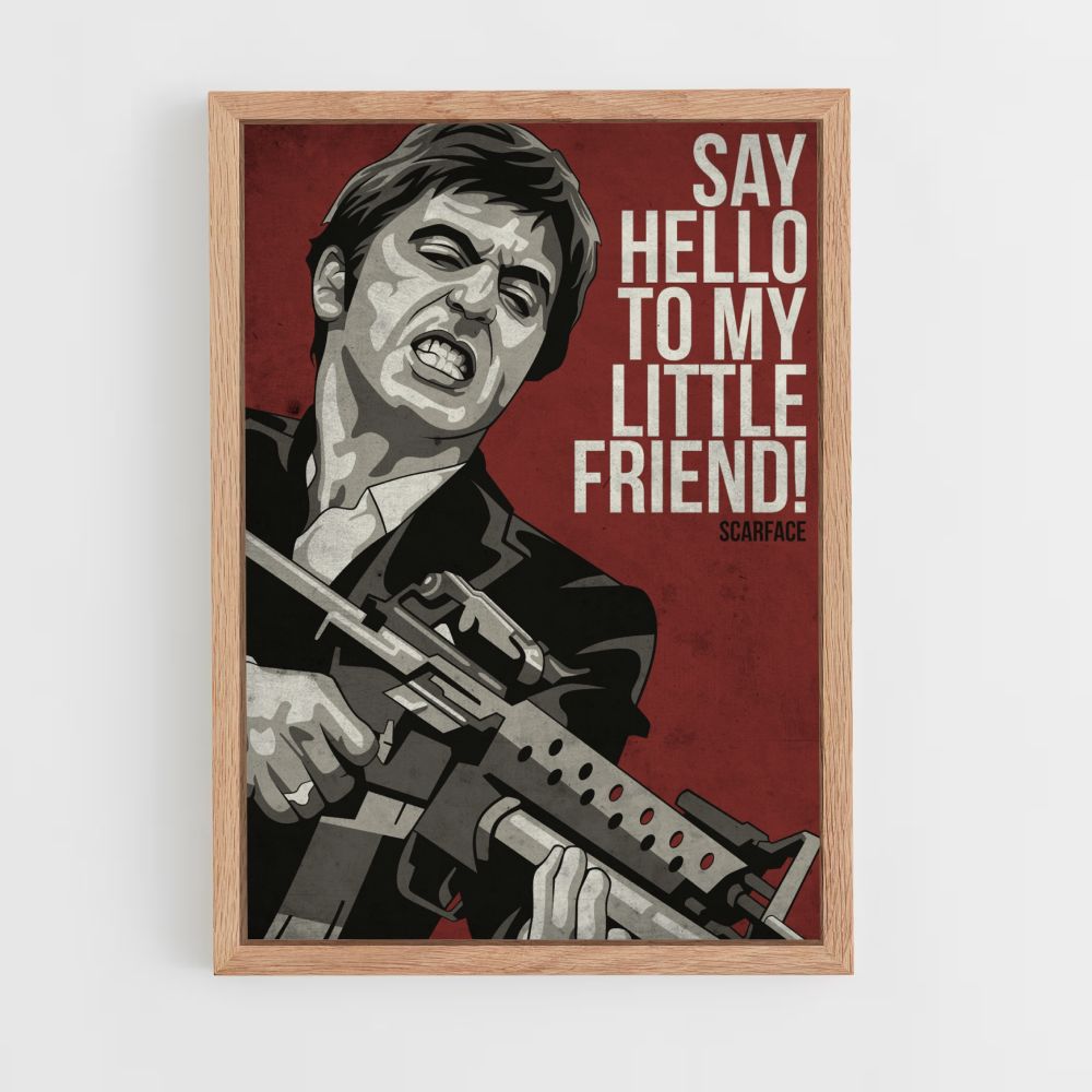 Poster Scarface Say Hello