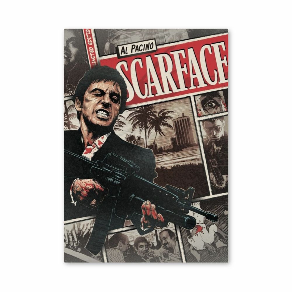 Poster Scarface Al Pacino | Aesthetic Posters