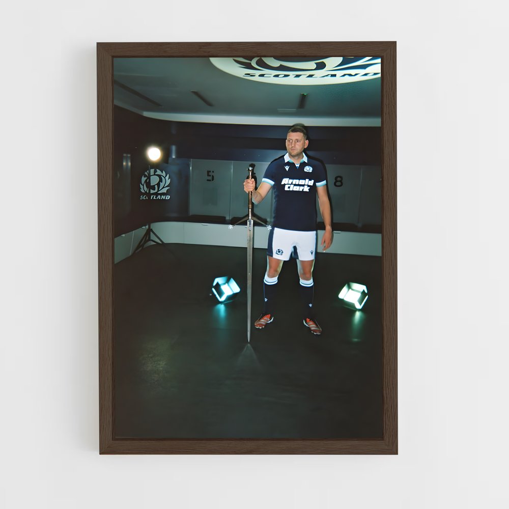 scotland-rugby-1 cadre Bois foncé