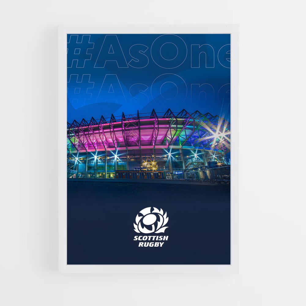 scotland-rugby-3 cadre Blanc