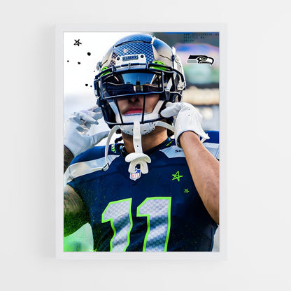 seahawks-21 cadre Blanc