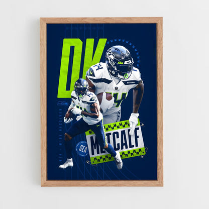 seahawks-23 cadre Bois clair