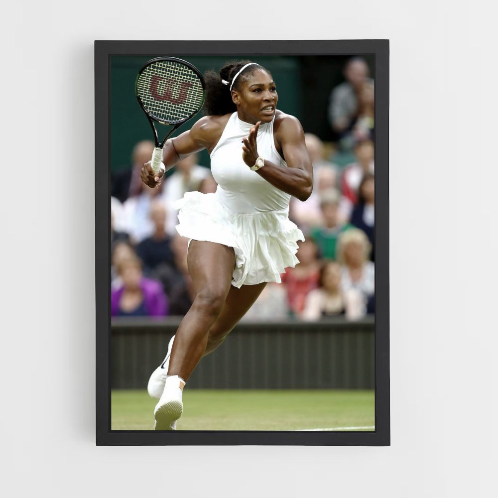 Serena Williams Race Poster