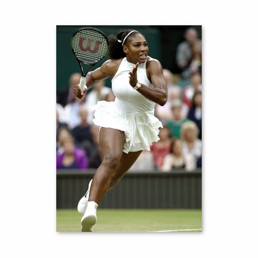 Serena Williams Race Poster