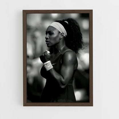 serena-williams-4 cadre Bois foncé