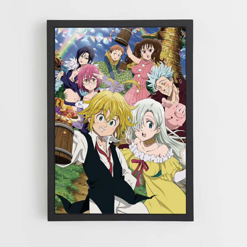 Seven Deadly Sins Group Poster