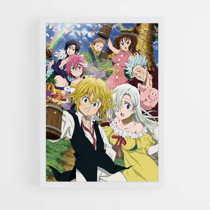 Seven Deadly Sins Group Poster