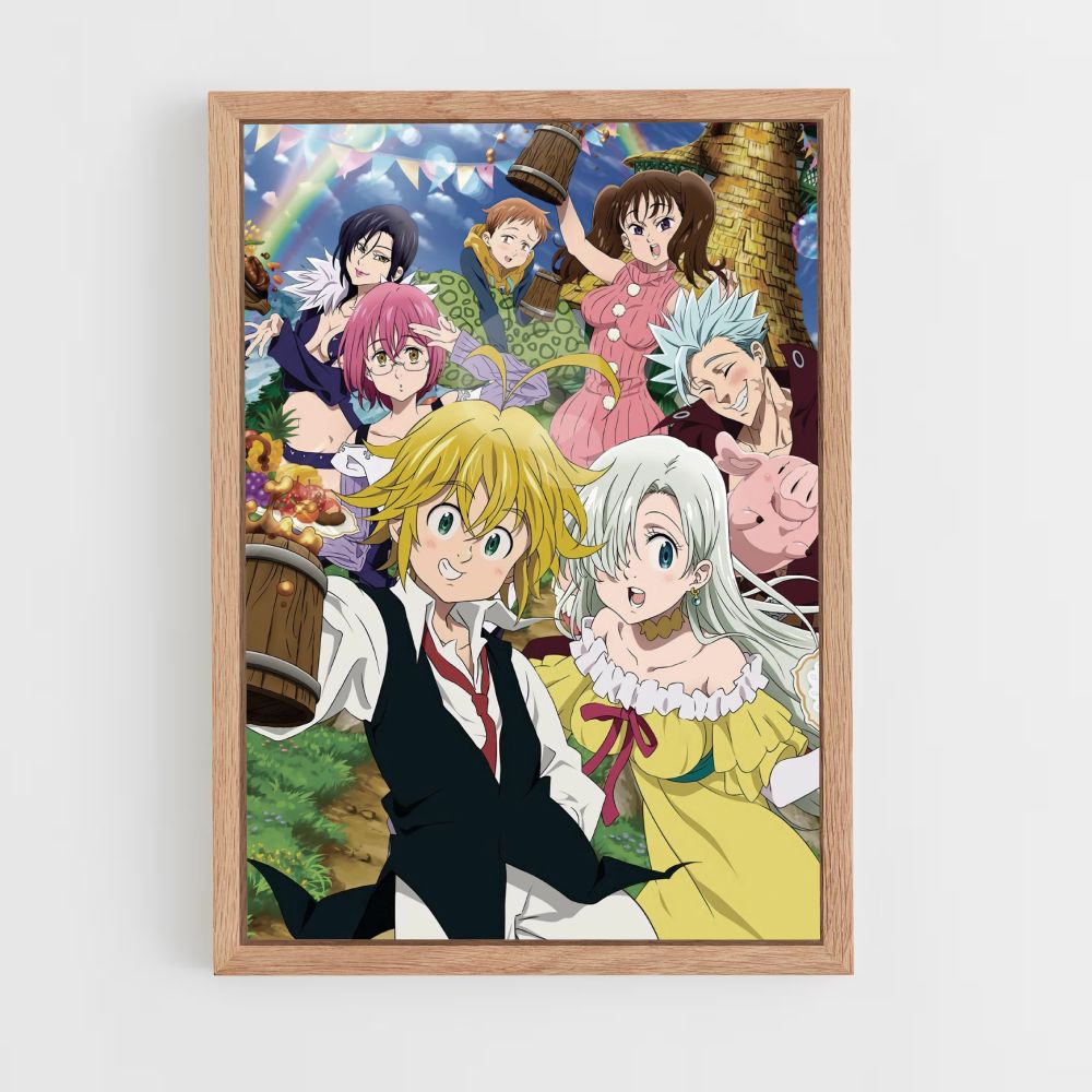 Seven Deadly Sins Group Poster