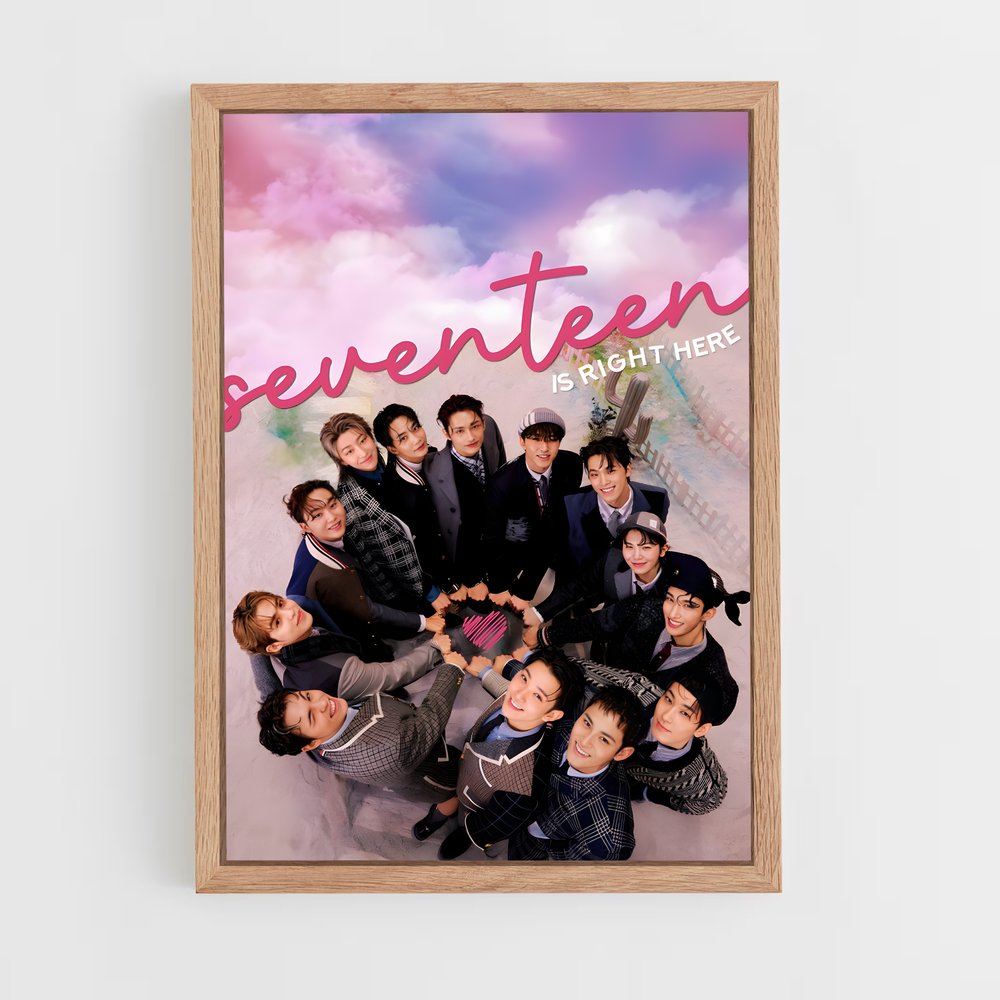 seventeen-18 cadre Bois clair