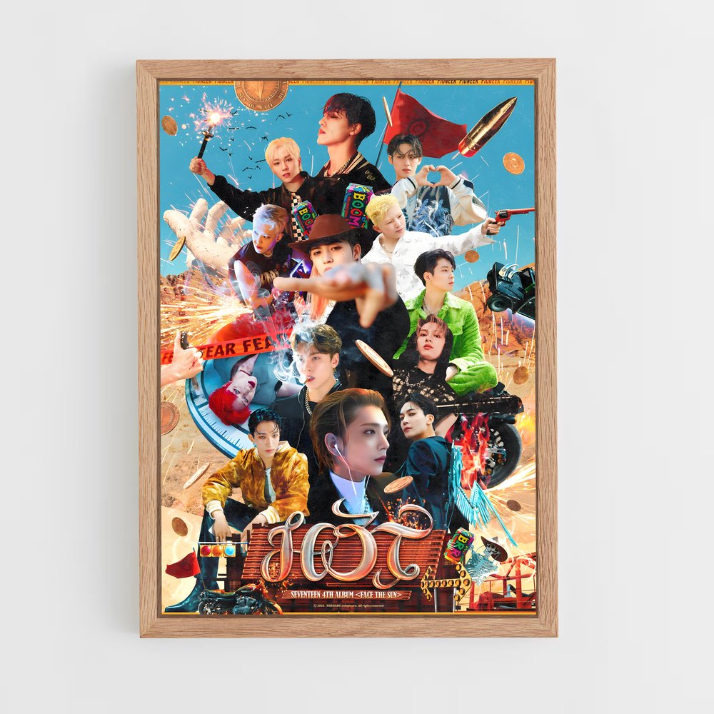 seventeen-21 cadre Bois clair