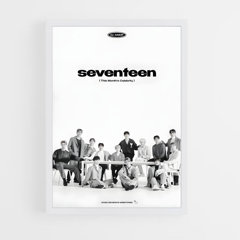 seventeen-23 cadre Blanc