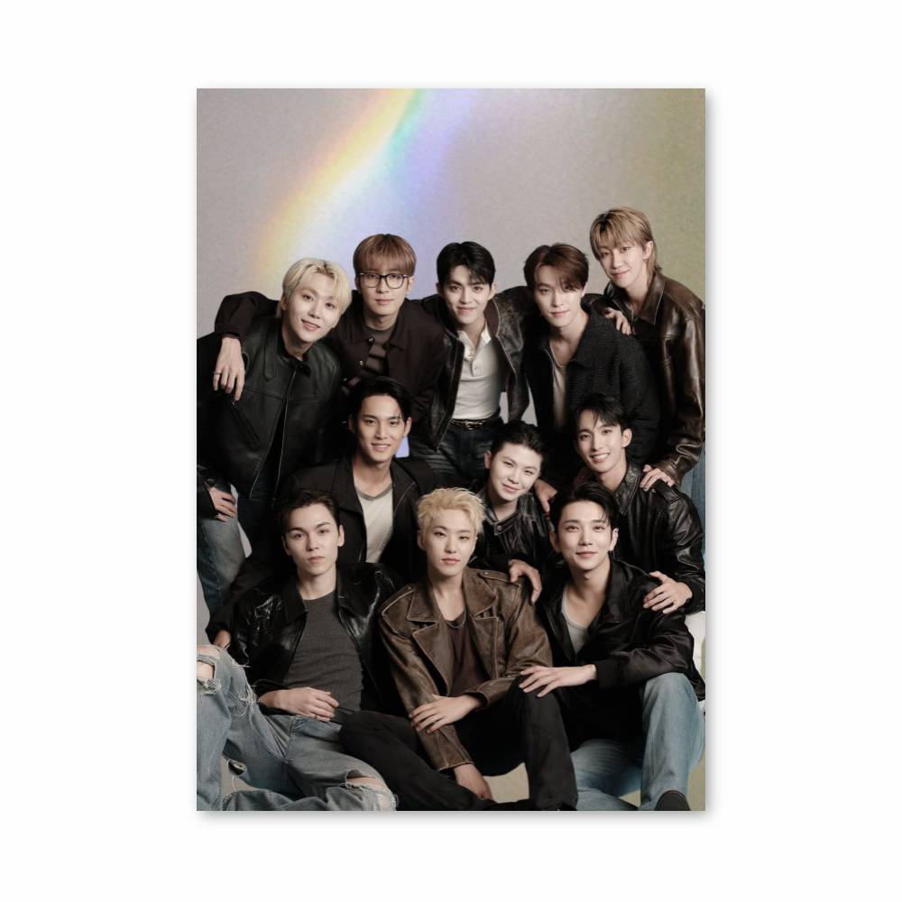 Poster Rainbow Seventeen | Aesthetic Posters