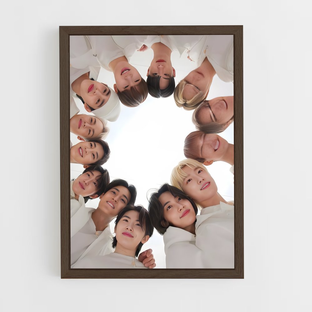seventeen-9 cadre Bois foncé