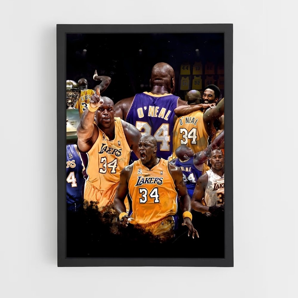 shaquille-oneal-11 cadre Noir