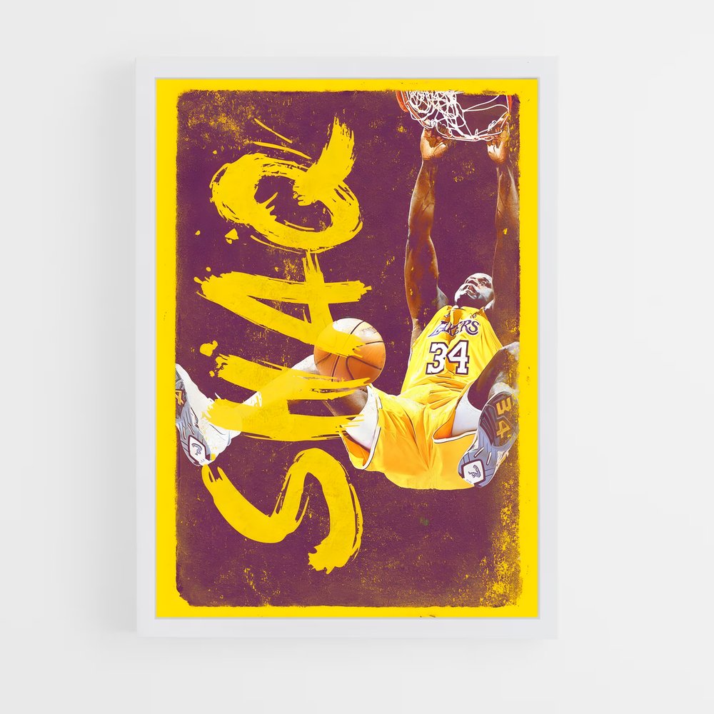 shaquille-oneal-13 cadre Blanc