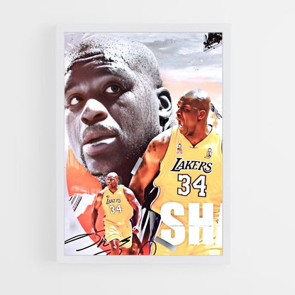 shaquille-oneal-16 cadre Blanc