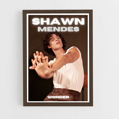shawn-mendes-13 cadre Bois foncé