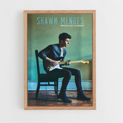 shawn-mendes-19 cadre Bois clair