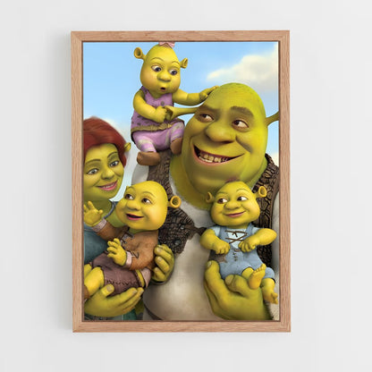 shrek-3 cadre Bois clair