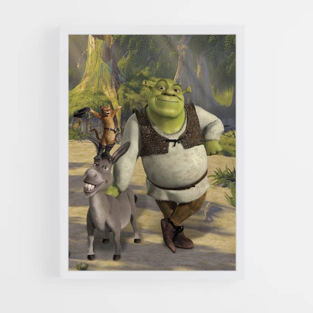 Poster Shrek Donkey