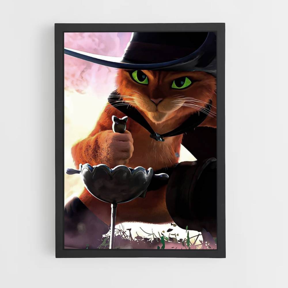 Puss in Boots Sword Poster