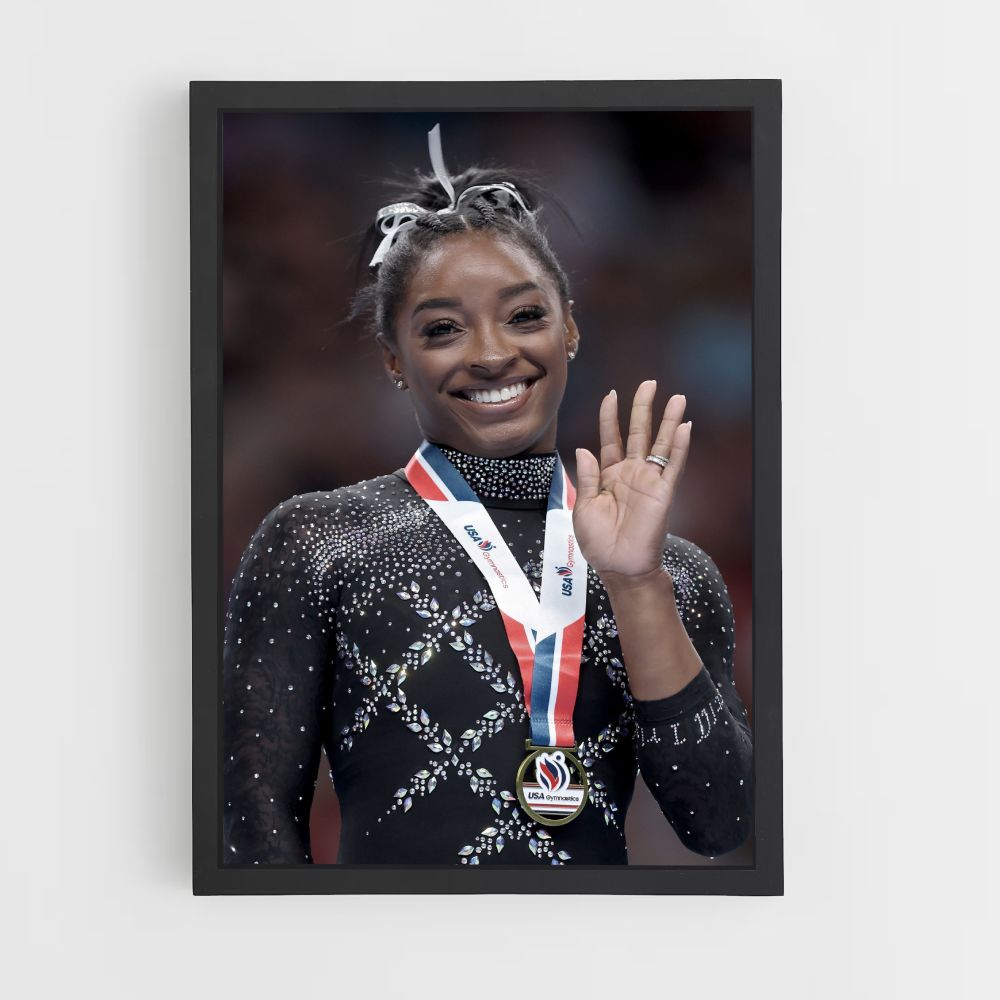 Poster Simone Biles Hello