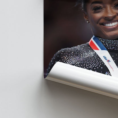 Poster Simone Biles Hello