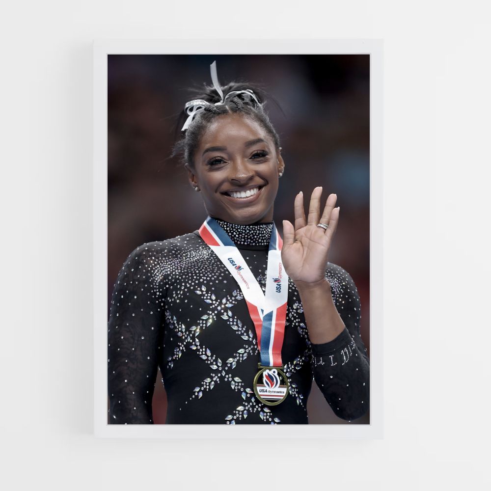 Poster Simone Biles Hello