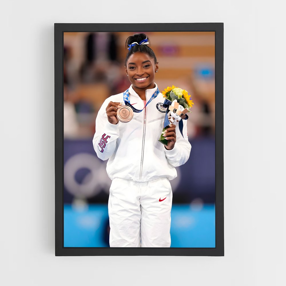 simone-biles-2 cadre Noir