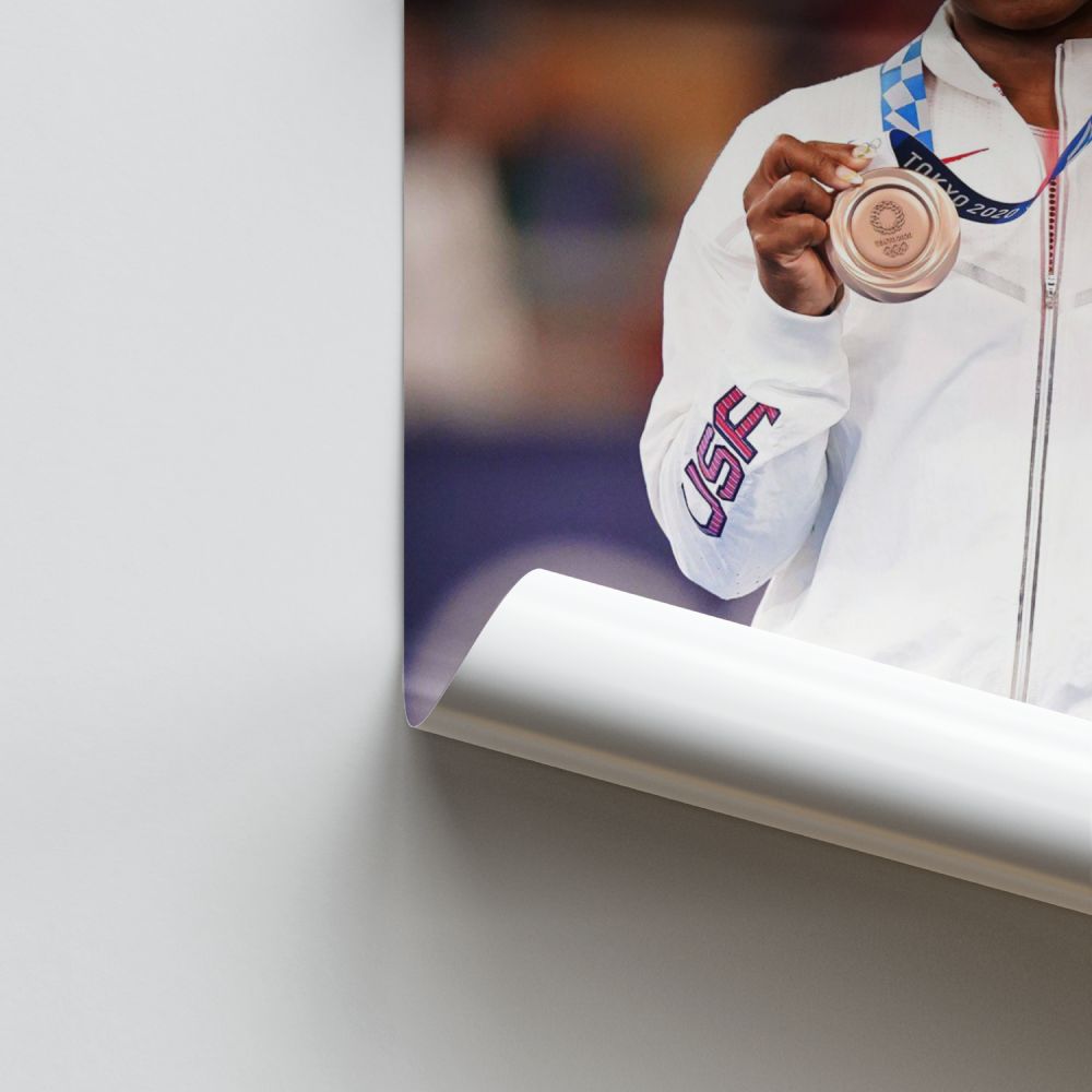 Poster Simone Biles-medaille