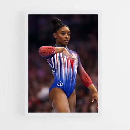 simone-biles-4 cadre Blanc