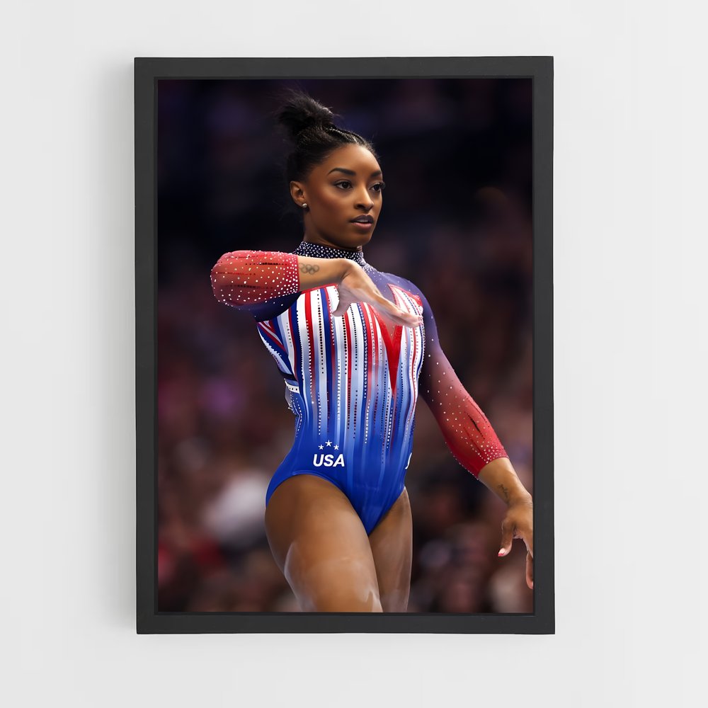 simone-biles-4 cadre Noir