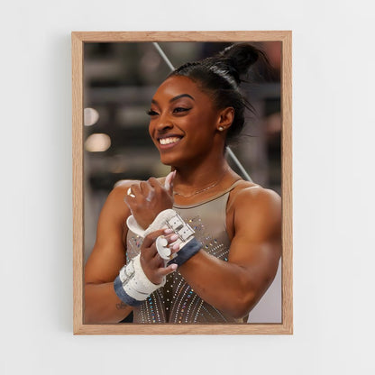 simone-biles-6 cadre Bois clair