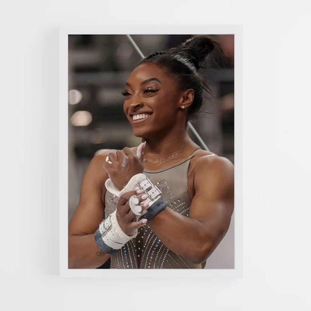 Affiche Simone Biles Gymnastiek