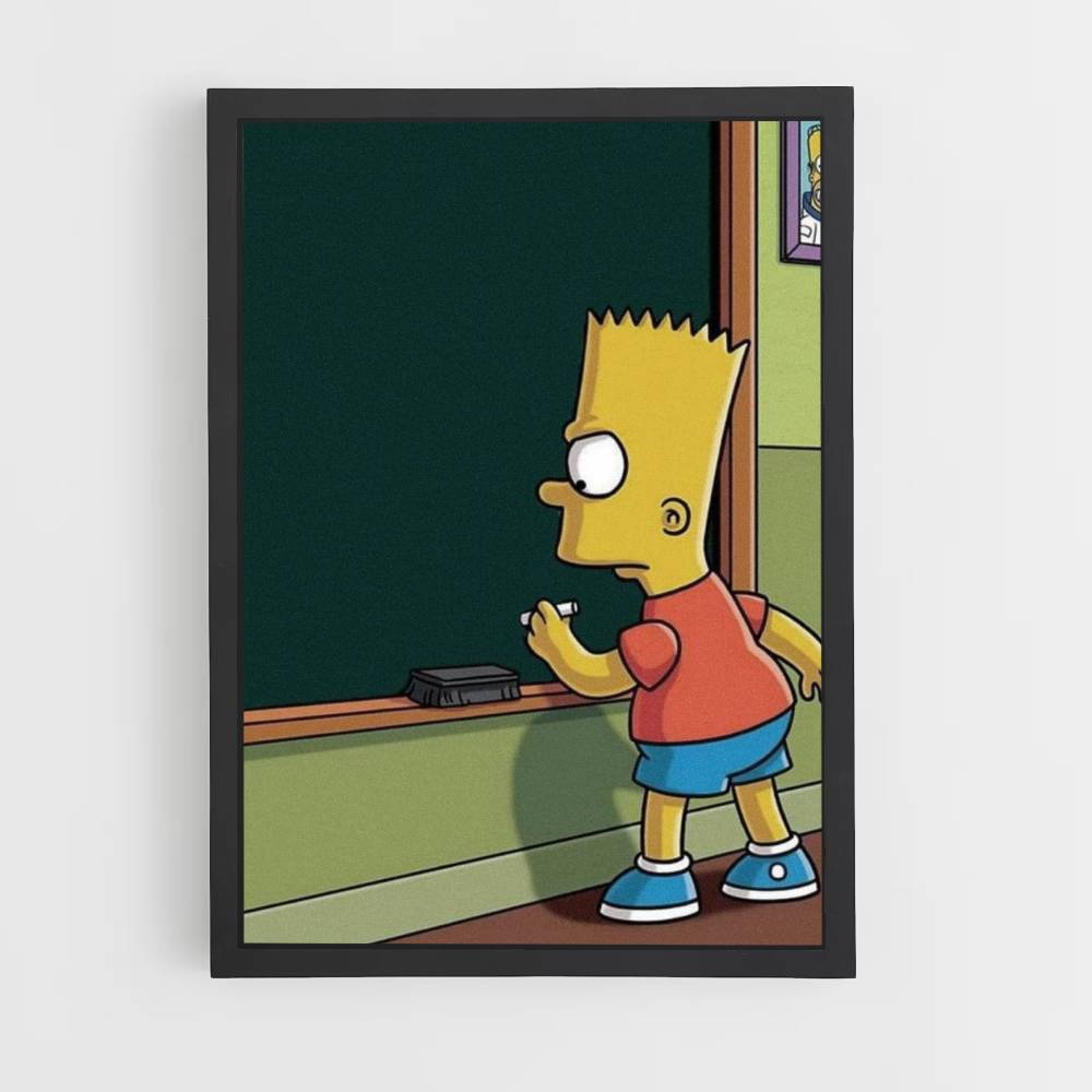 Bart Painting Poster