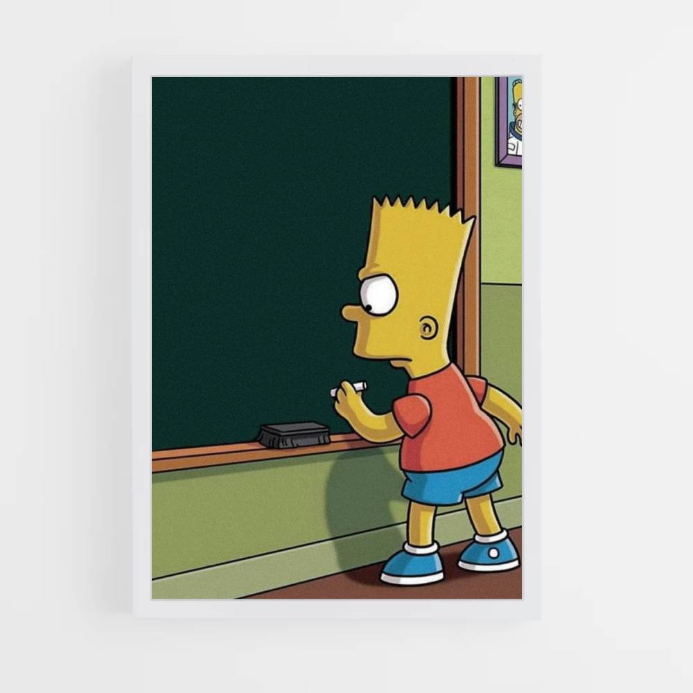 Bart Painting Poster