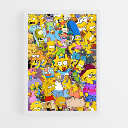 simpsons-23 cadre Blanc