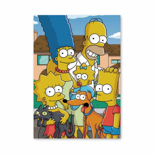 Poster Simpsons Famille