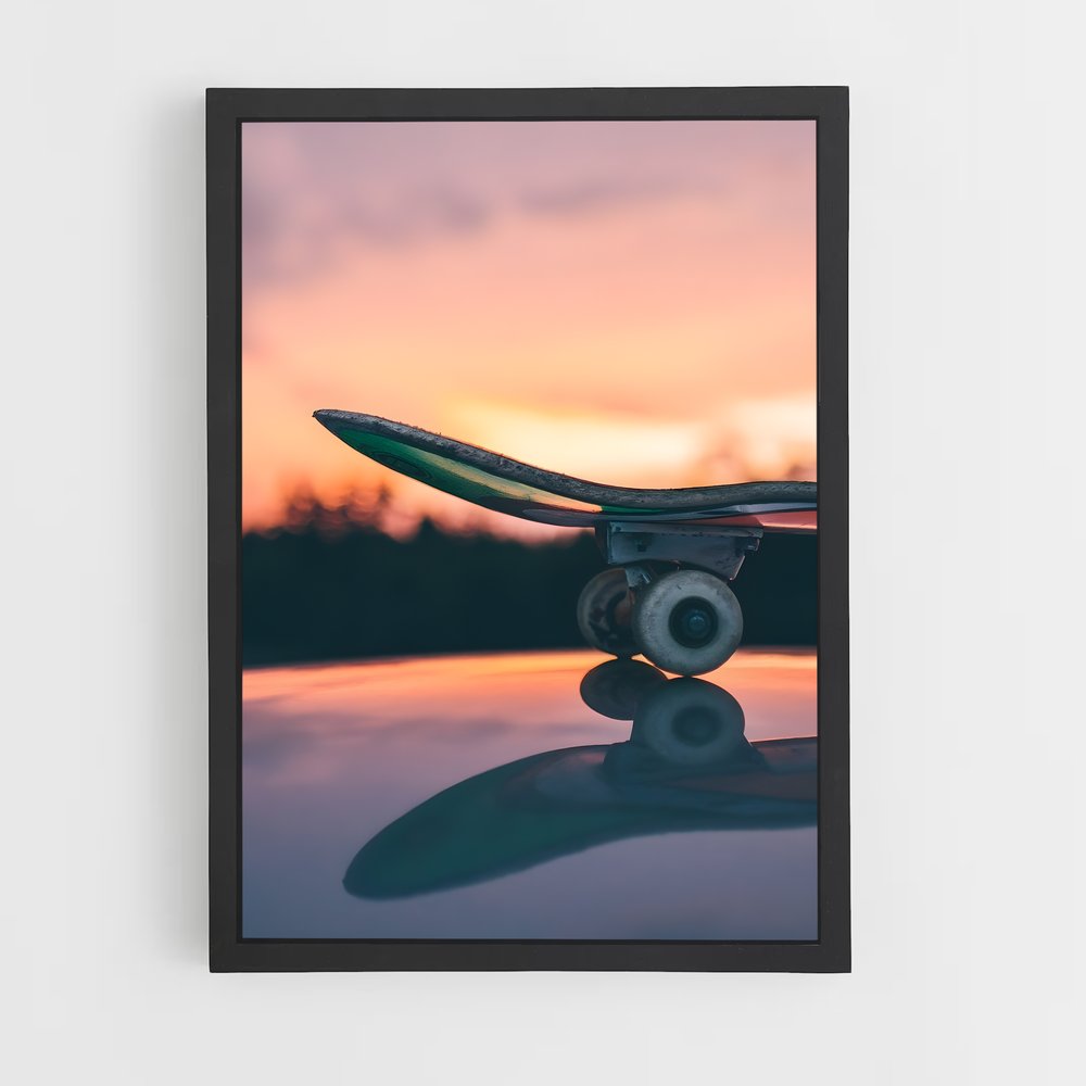 skateboard-12 cadre Noir